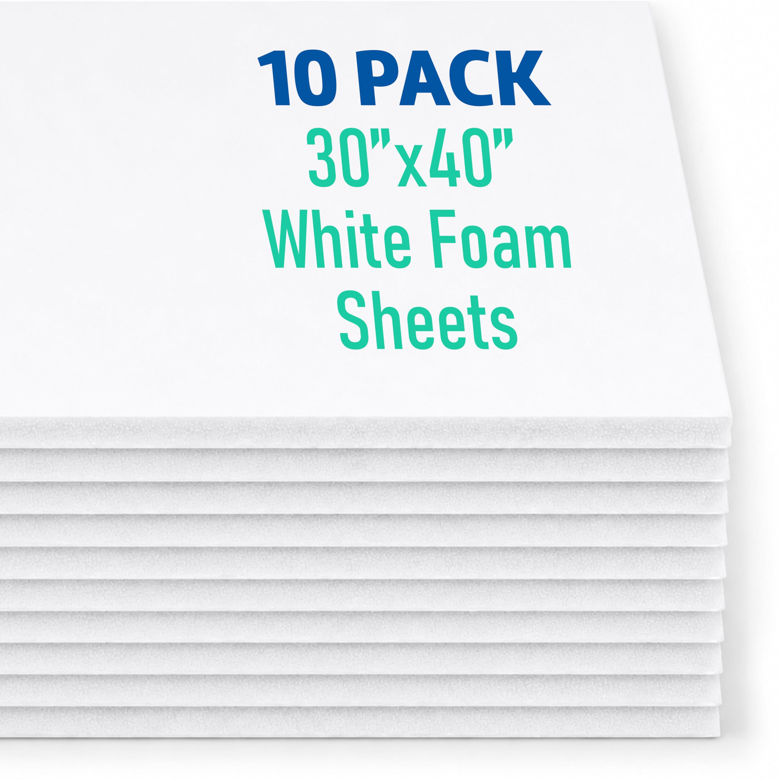 Flipside Products White Foam Board 30” x 40” - Premium Double-Sided with White F
