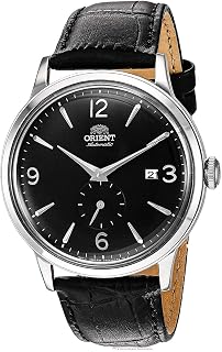 Orient Men's Bambino Small Seconds Japanese-Automatic Watch with Leather Strap, 21 mm