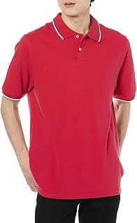 Amazon Essentials Men's Cotton Pique Regular Fit Polo Shirt