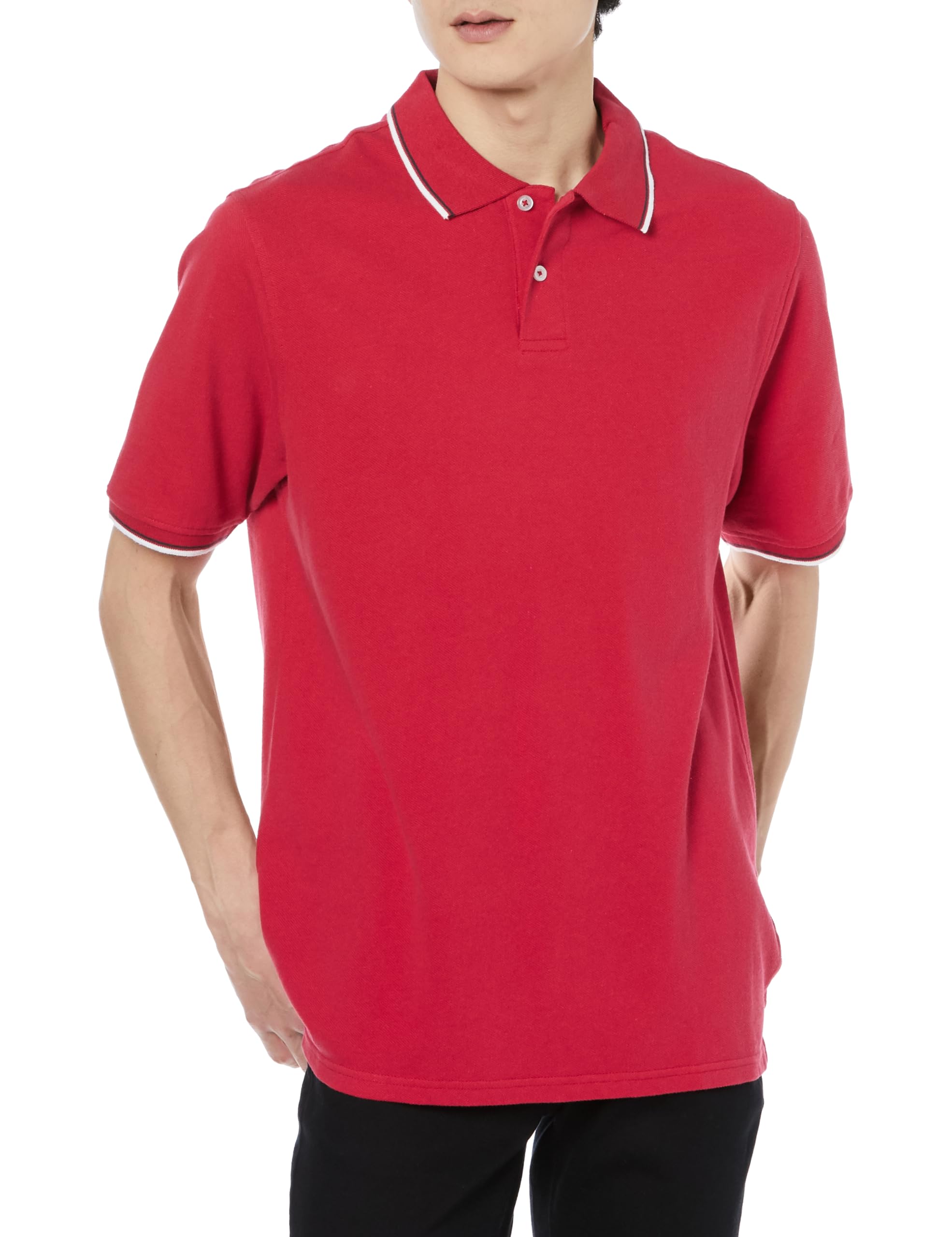Amazon Essentials Men's Cotton Pique Regular Fit Polo Shirt