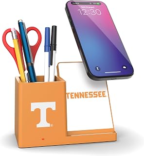 SOAR NCAA Wireless Cell Phone Charging Stand and Desktop Organizer