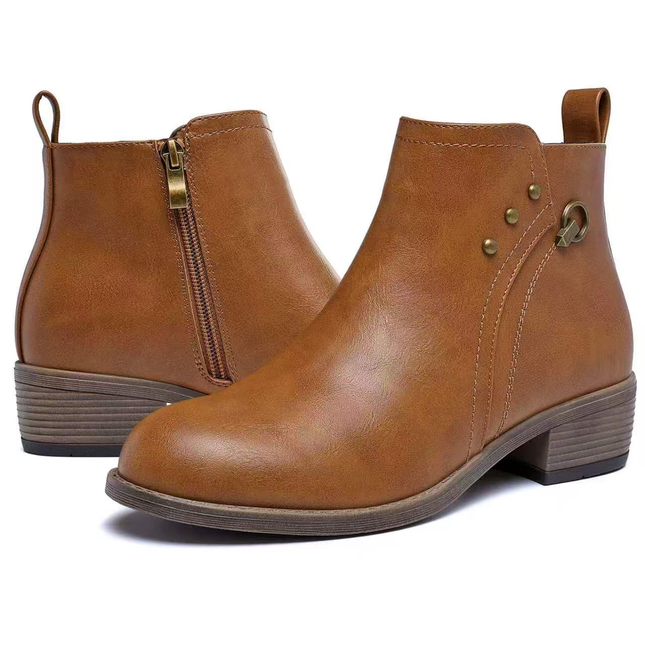 Bravover Stivaletti da donna per il pendolarismo quotidiano, scarpe casual ammor