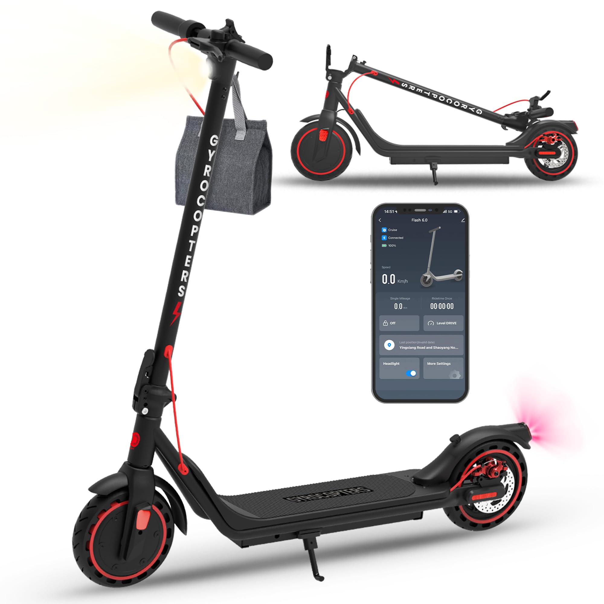 Gyrocopters Electric Scooter for Adults, Teens & Kids 8-12 | Flash KidZ/Flash 6.