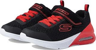SKECHERS KIDS -Mens Microspec Max (Little Kid/Big Kid) Black/Red 2 Little Kid M