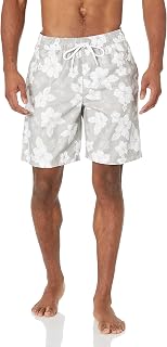 Amazon Essentials Men's 23cm Swimming Board Shorts with Mesh Lining and Drawstring