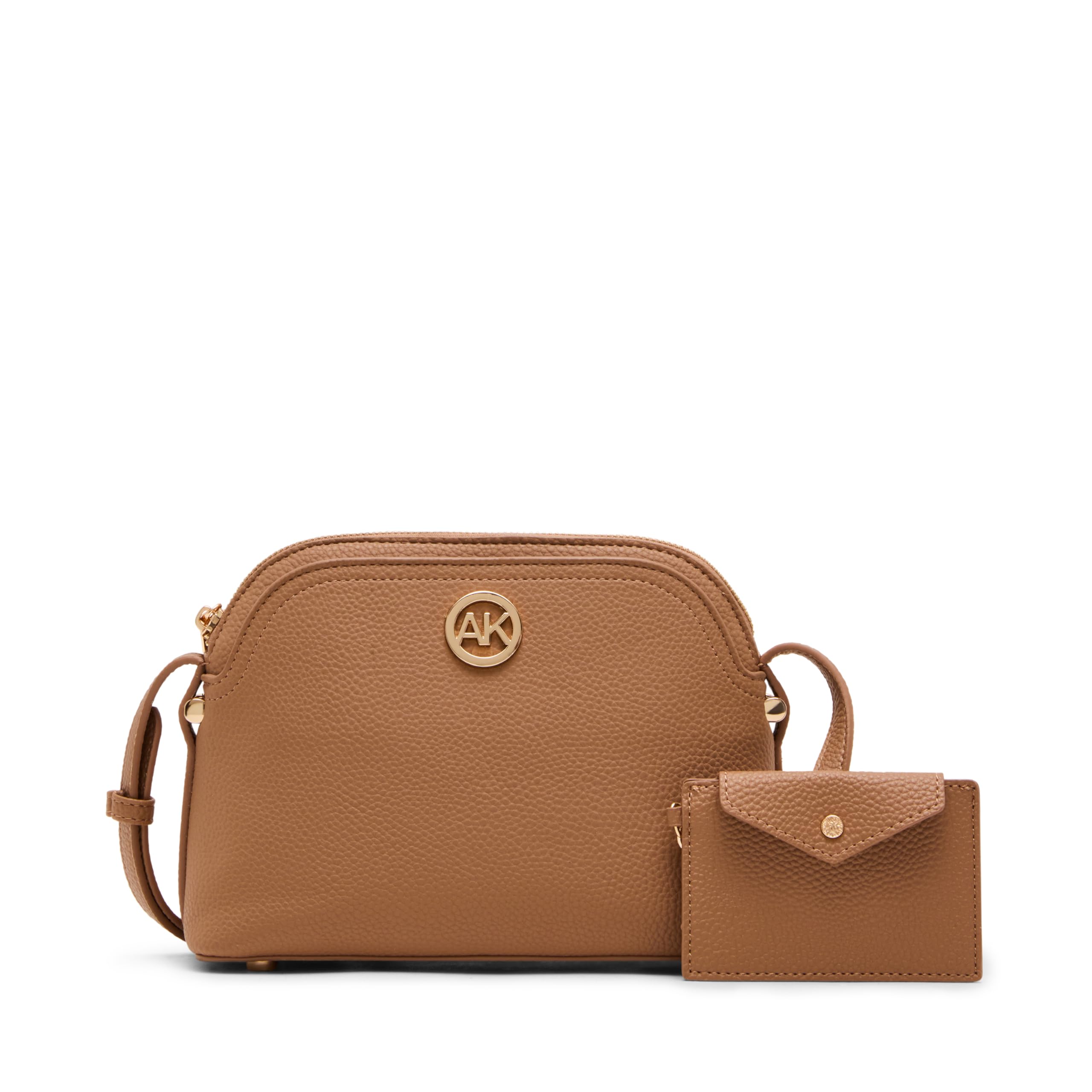 Anne Klein Women's Dome Crossbody with Detachable Card Case