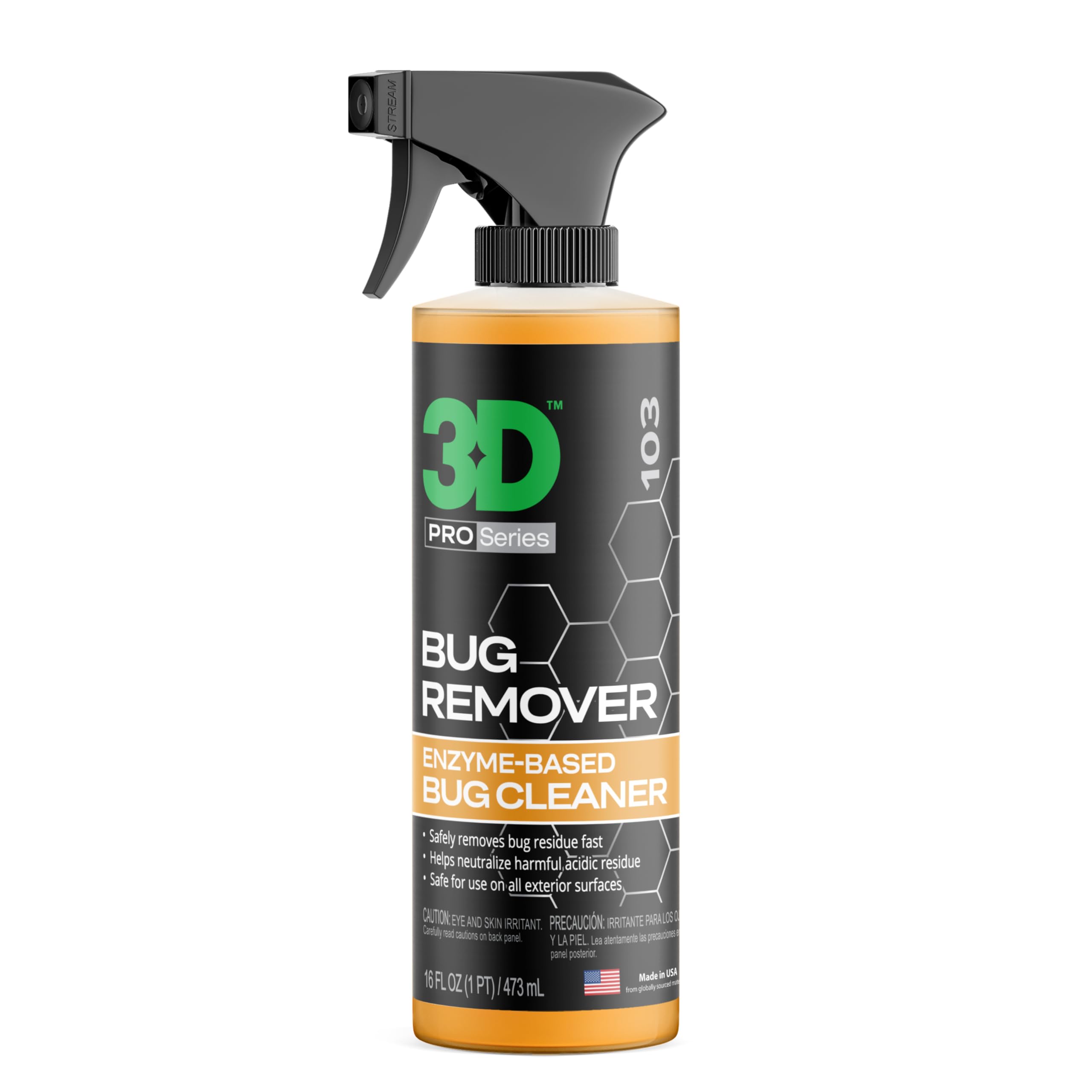 3D Bug Remover - All Purpose Exterior Cleaner & Degreaser to Wipe Away Bugs on P