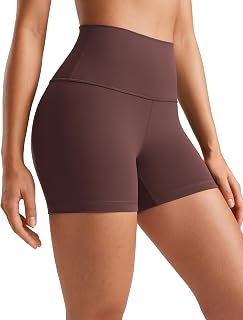 CRZ YOGA Butterluxe Women's Cycling Shorts - 10 cm Short Sports Trousers High Waist Yoga Summer Shorts Running Shorts Fitness Trousers