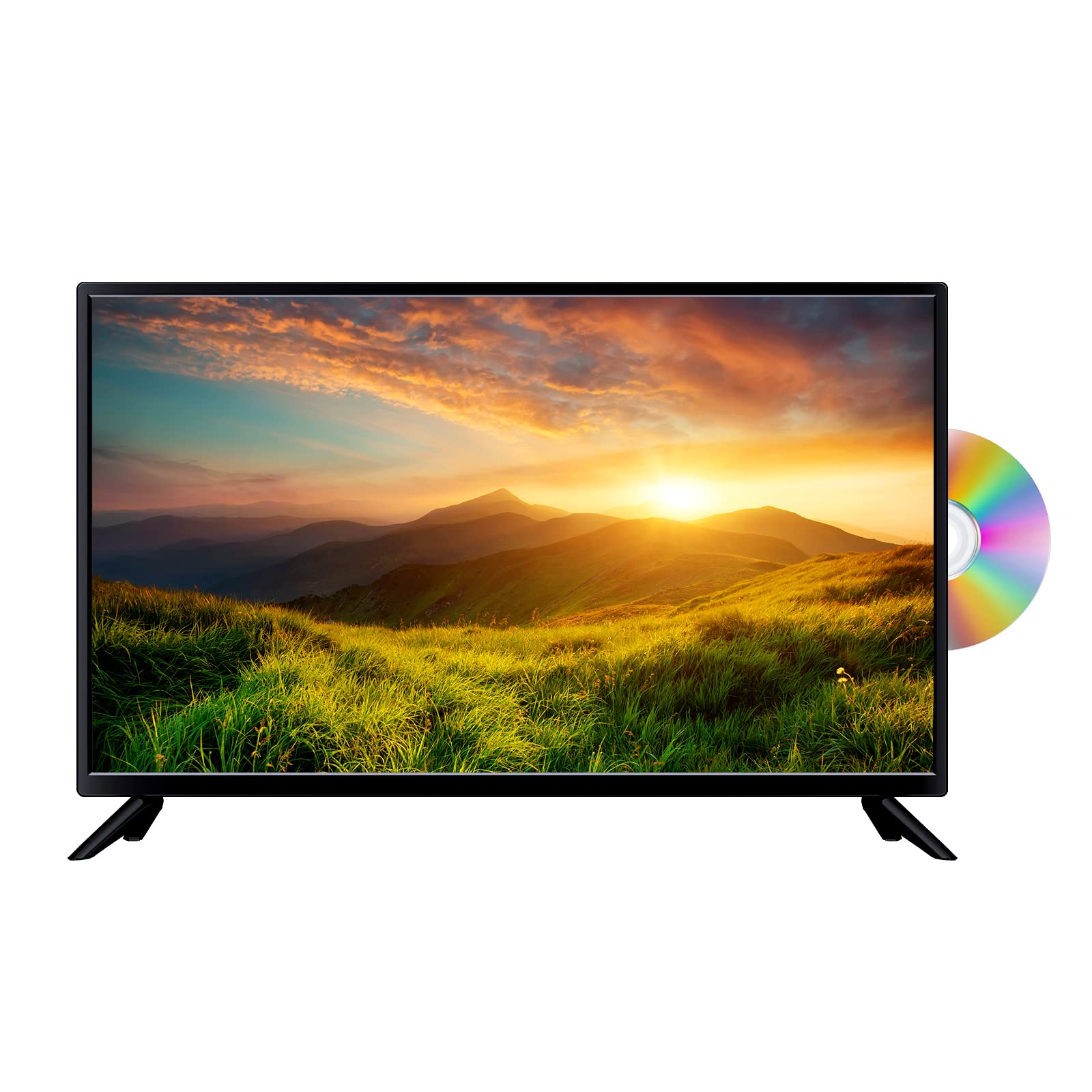 ATYME 320AM5DVD, 32-inch Class, 60Hz, 720P HD LED TV Flat DVD Combo TV,1*USB，2* 