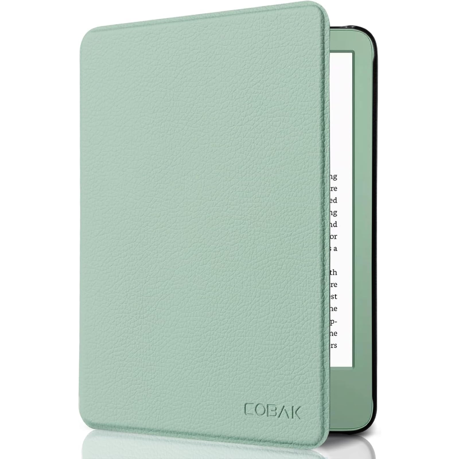 CoBak Case for 6" Kindle Basic 11th Gen 2024/2022, Sage | Auto Sleep and Wake, L