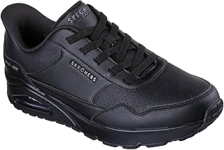 Skechers Slip-ins: Uno - Banksia Luxe Code 183023-BBK Black Men's Shoes