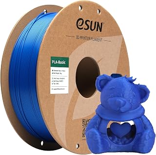 eSUN PLA Basic Filament 1.75mm, 1KG Spool (2.2 LBS),Blue