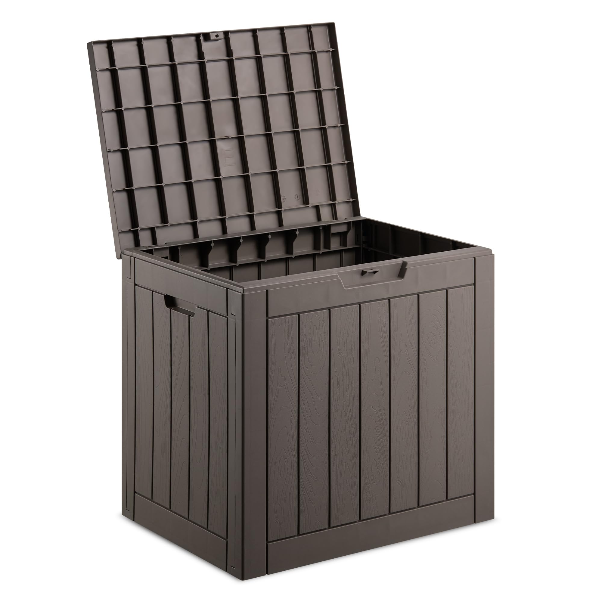 VonHaus Garden Storage Box - Outdoor Utility Chest Organiser – Weatherproof Plas