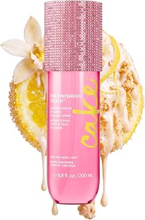 Cake Beauty The Finishing Touch Mist - Lemon &amp; Vanilla Blossom - 200 mL | Hair &amp; Body Spray - Gourmand Candied Lemon &amp; Vanilla Blossom, Vitamin E &amp; Argan Oil - 6.8 Fl Oz - Limited Edition
