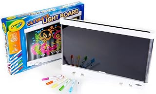 Crayola Ultimate Light Board White, Kids Drawing Tablet, Kids Holiday Gift | LED Drawing Board, Sketching Art Projector, Toys for Boys & Girls, Ages 6+
