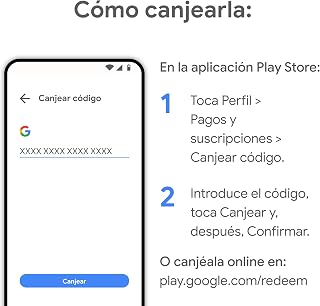Google Play code: new discoveries and the usual favorites on a card. Go Play. (Send by email or text message; valid only for Spain)