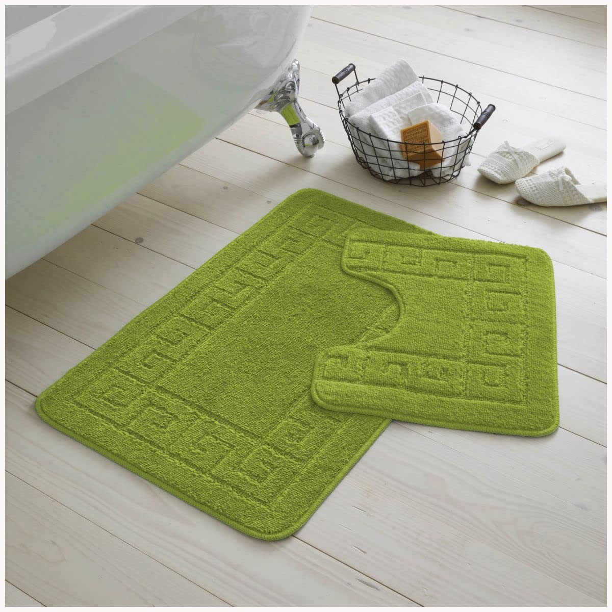 GC GAVENO CAVAILIA Bath Mat 2 Piece Bath Mat, Absorbent and Quick Dry Bath Mats 
