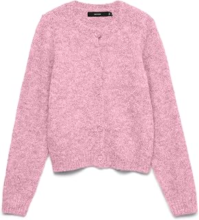 Vero Moda Vmnovah LS O-Neck Button Cardi Ga Noos Vmnovah LS O-Neck Button Cardi Ga Noos Women's (Pack of 1)