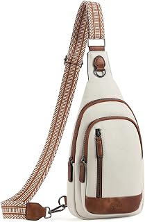 CLUCI Crossbody Bags for Women Men,Leather Sling Bag Cross Body Backpack for Woman Gifts for Women Birthday Unique