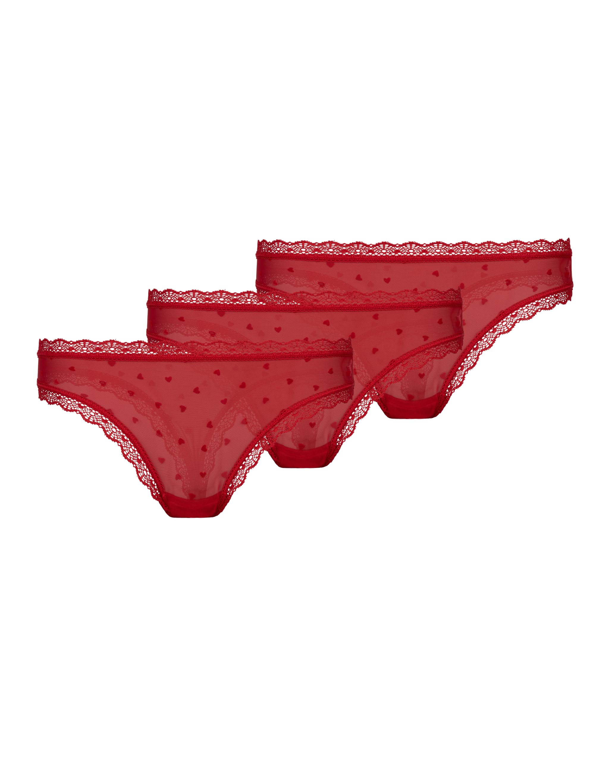 Snocks Women's Organic Cotton Lace Thong