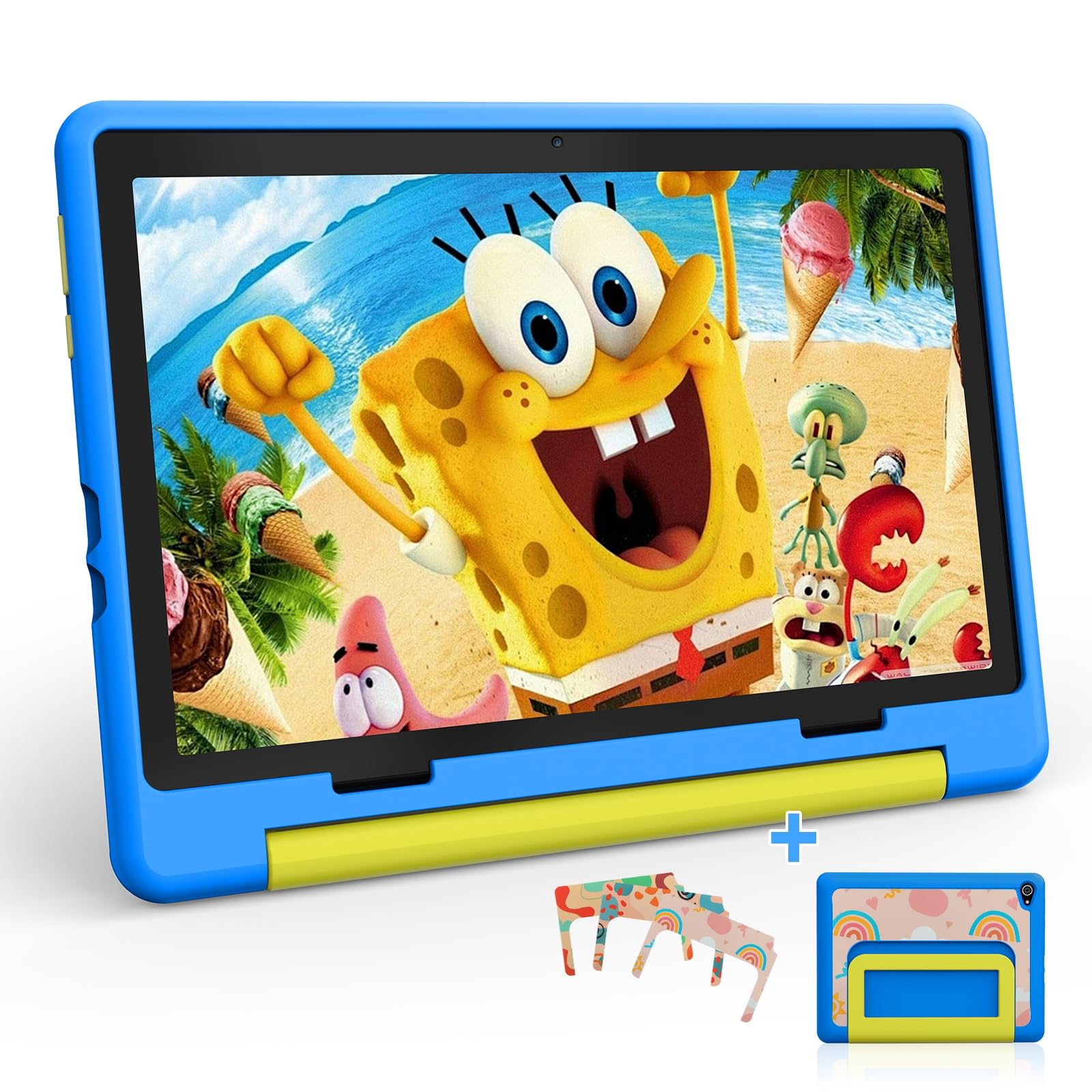 Gleeso Kids Tablet 10 inch Android 16, 24GB RAM+64GB ROM, Child Tablet 1280 * 80
