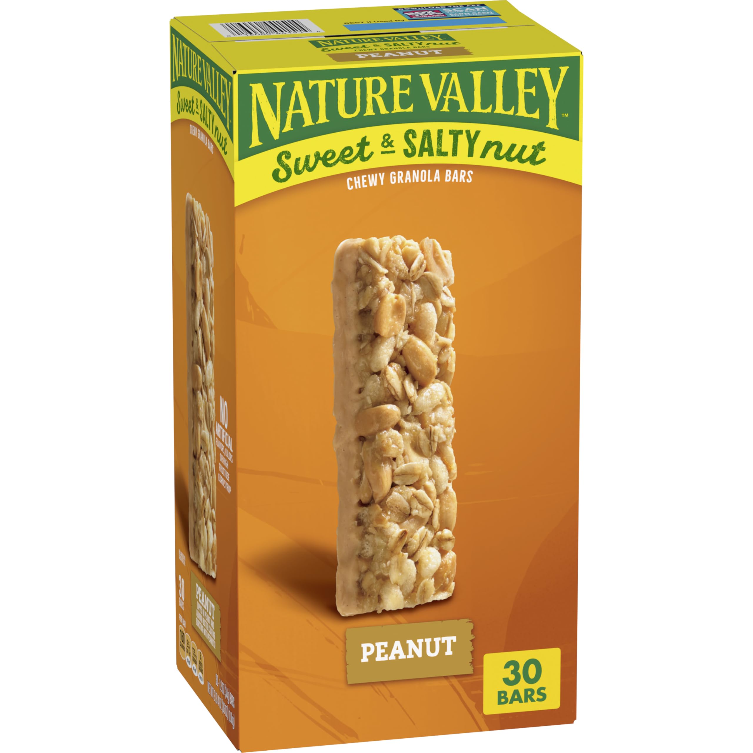 Nature Valley Sweet & Salty Peanut Granola Bars, 30 ct, 36 oz | Savory Peanuts w