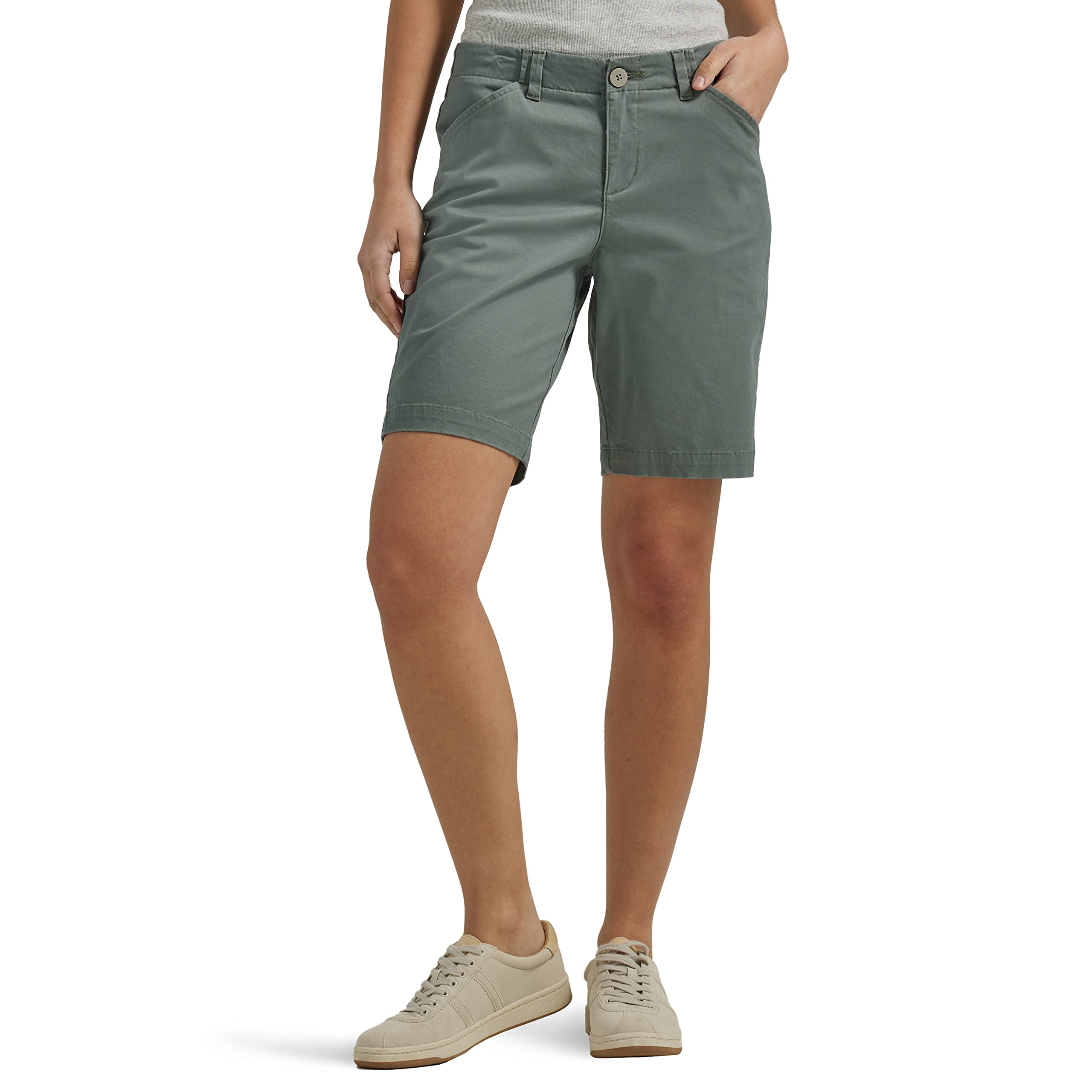 Lee Women's Legendary 9" Chino Bermuda Short Bermuda Shorts