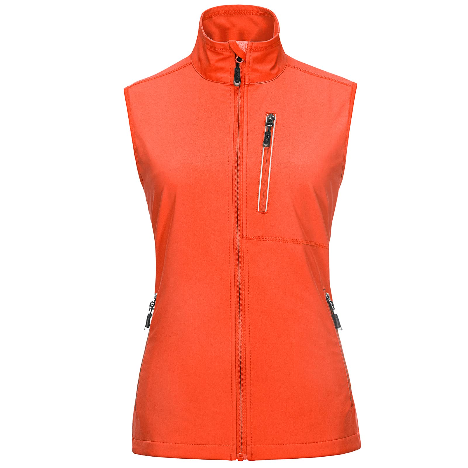 33,000ft Women's Outdoor Jacket, Soft Shell Sleeveless Jacket, Lightweight, Wind