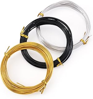 15 Gauge 15 Gauge Flexible Aluminum Wire for Floral Artistic Beading Jewelry Making Packaging Gardening Wire 50ft 50ft