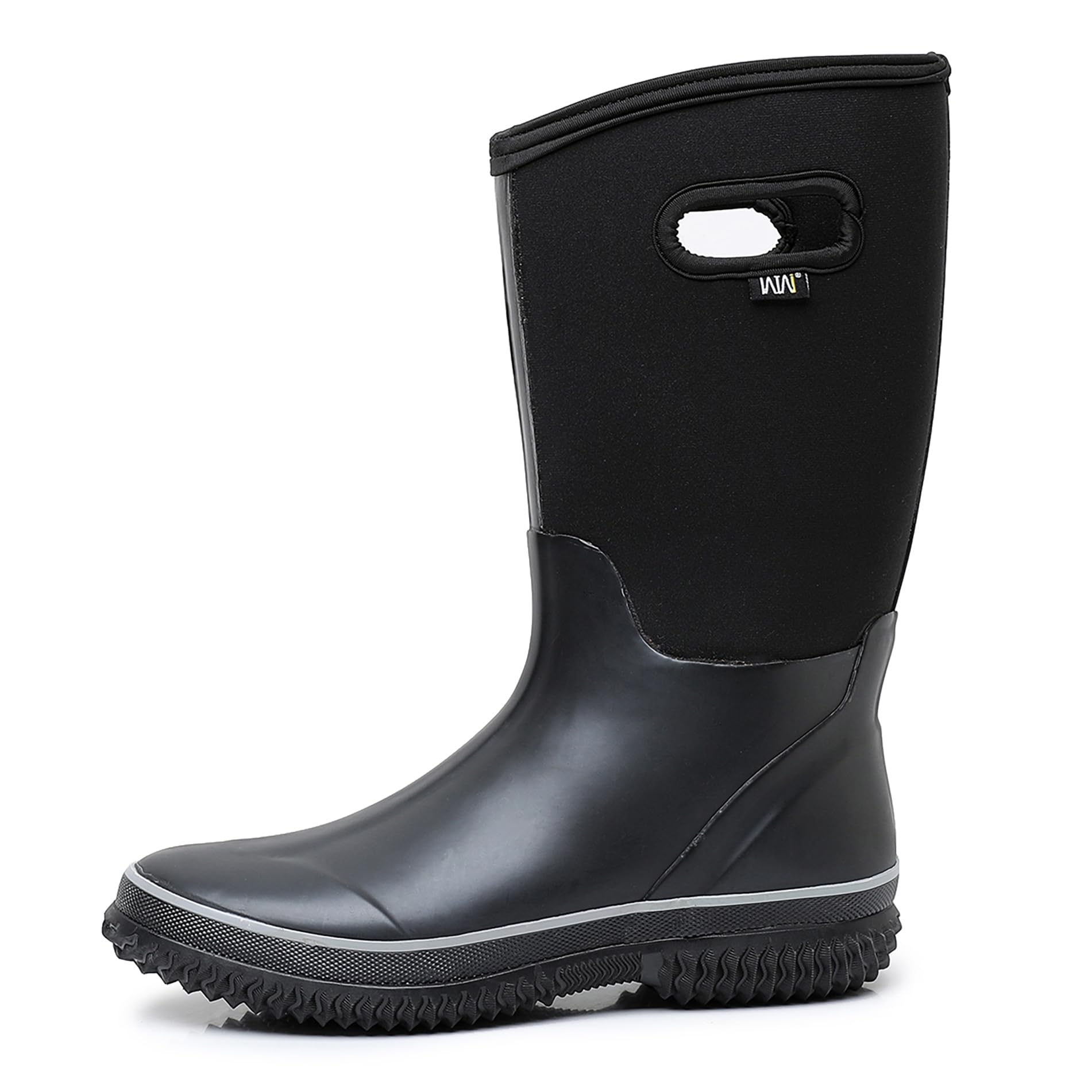 WTW Mid Calf Rain Boots for Women - Waterproof Insulated Neoprene Mud Boots Outd