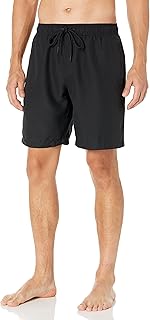 Amazon Essentials Men's 23cm Swimming Board Shorts with Mesh Lining and Drawstring