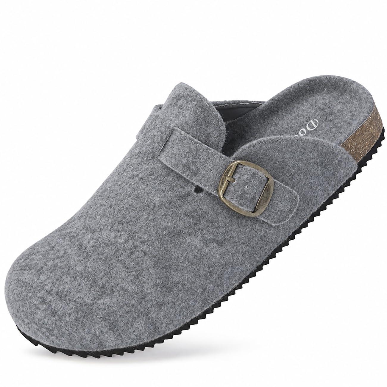 Dokela Women's Men's Winter Felt Slippers Clogs and Mules