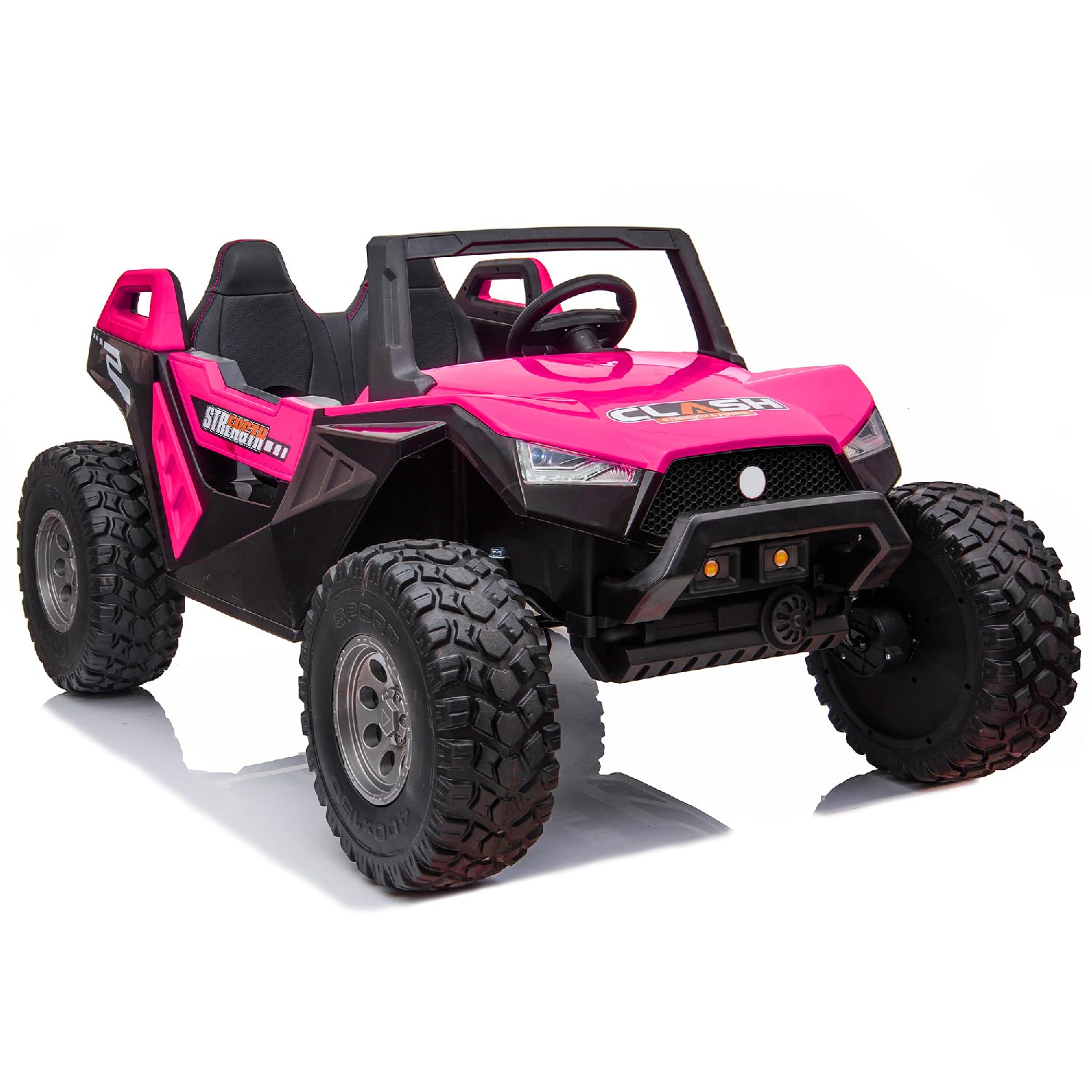 Kids Republic Off-Road Dune Buggy UTV with 2+1 Seating Position, 2-Seater 24V El