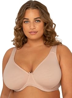 Fruit of The Loom Fit for Me Collection: Plus-Size Unlined Underwire Bra-Cotton Comfort & Pinch-Free Straps Women's Full Coverage Bra (Pack of 1)