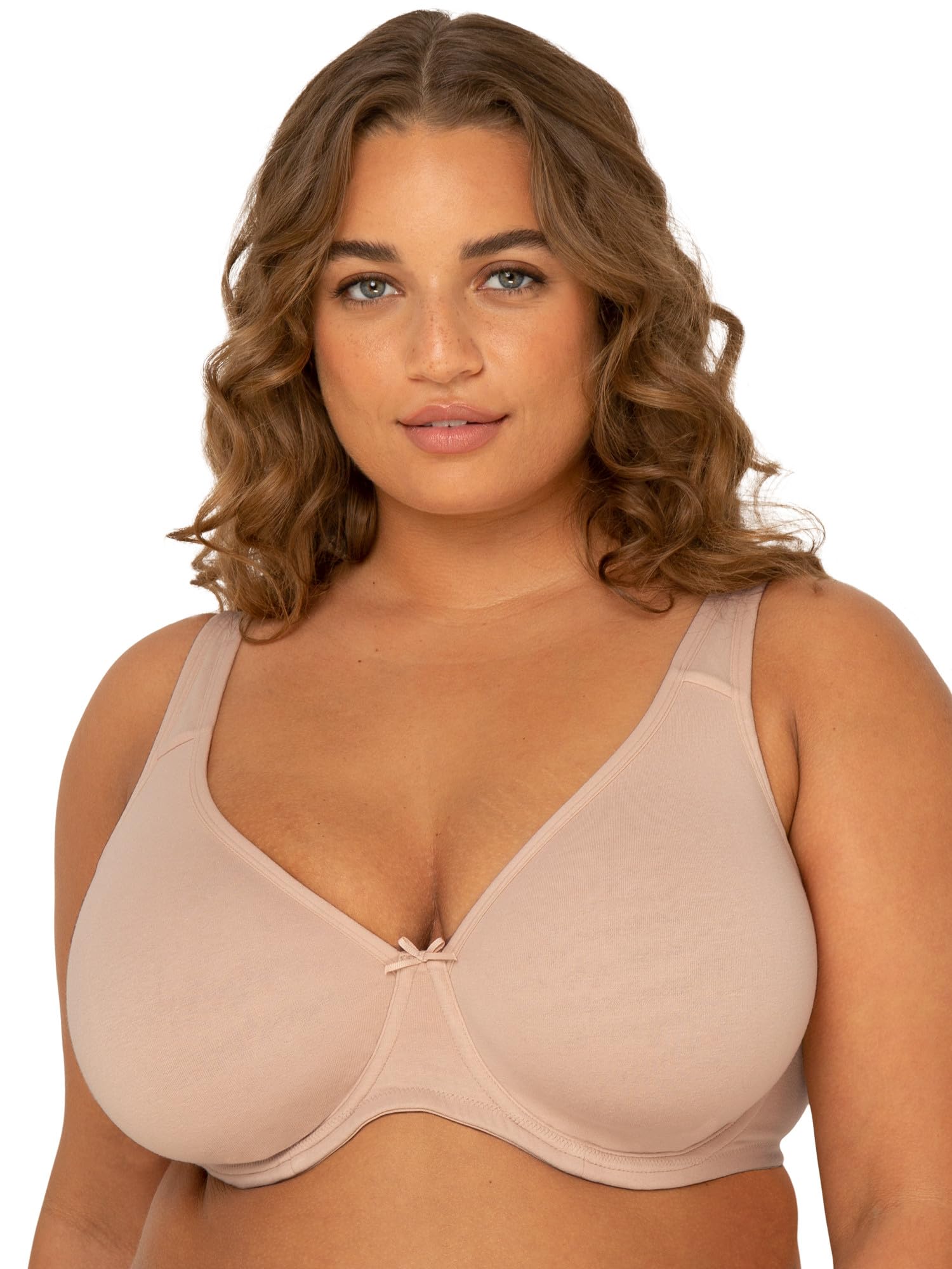 Fruit of The Loom Fit for Me Collection: Plus-Size Unlined Underwire Bra-Cotton 