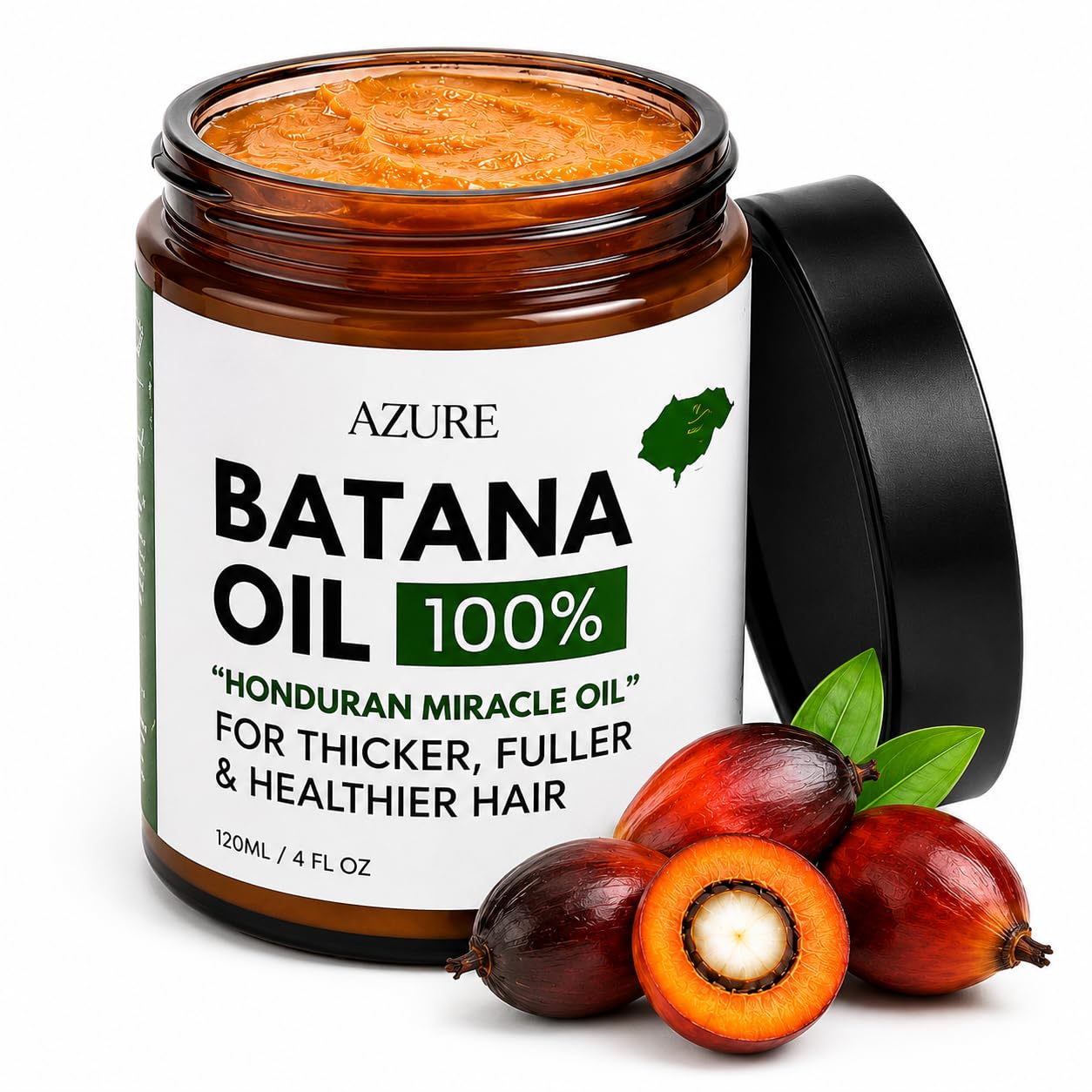 AZURE Batana Oil Paste for Hair Growth, 100% Pure Batana Paste for Nourishing Sc