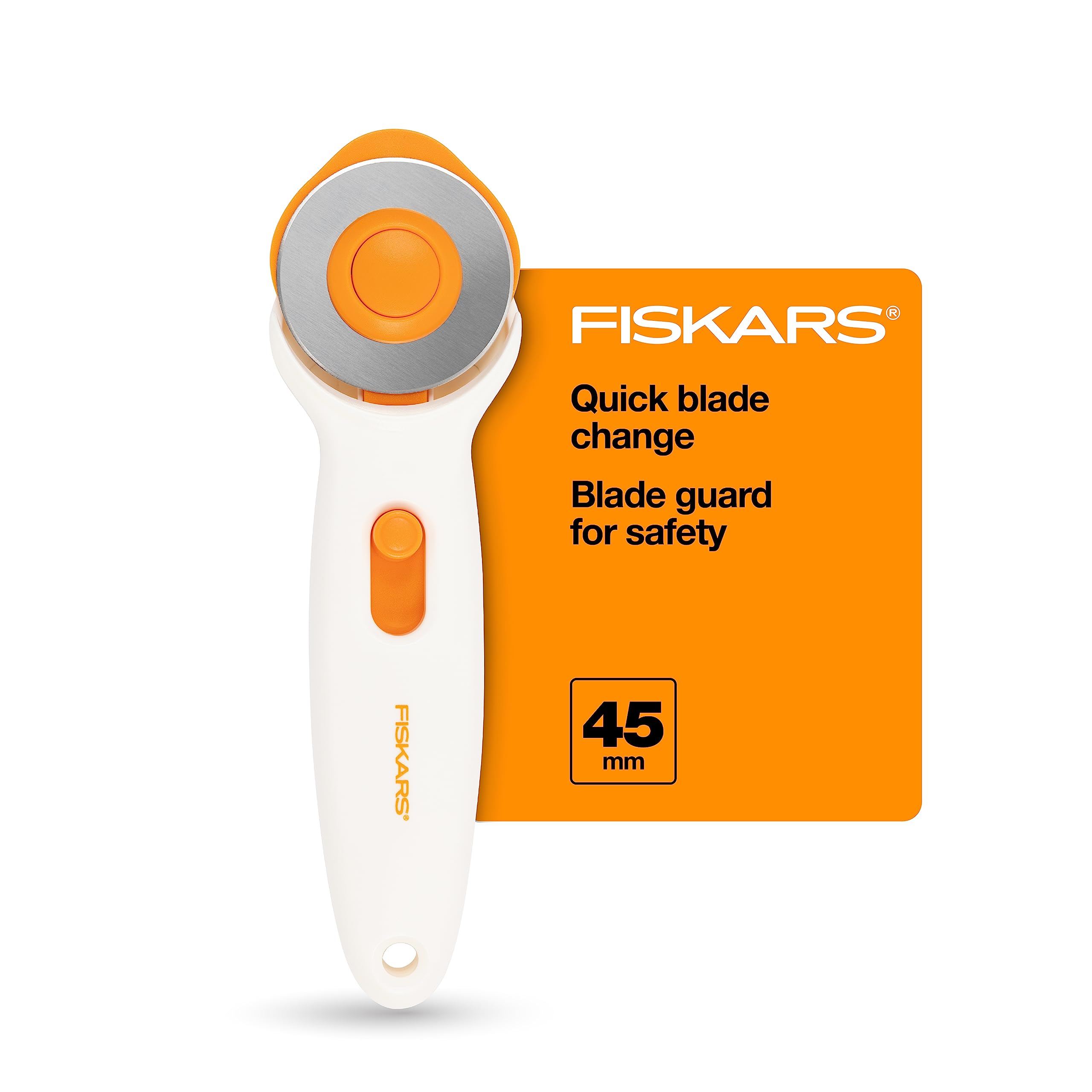 Fiskars 45mm Stick Rotary Cutter for Fabric, Arts and Crafts & Sewing | Precisio