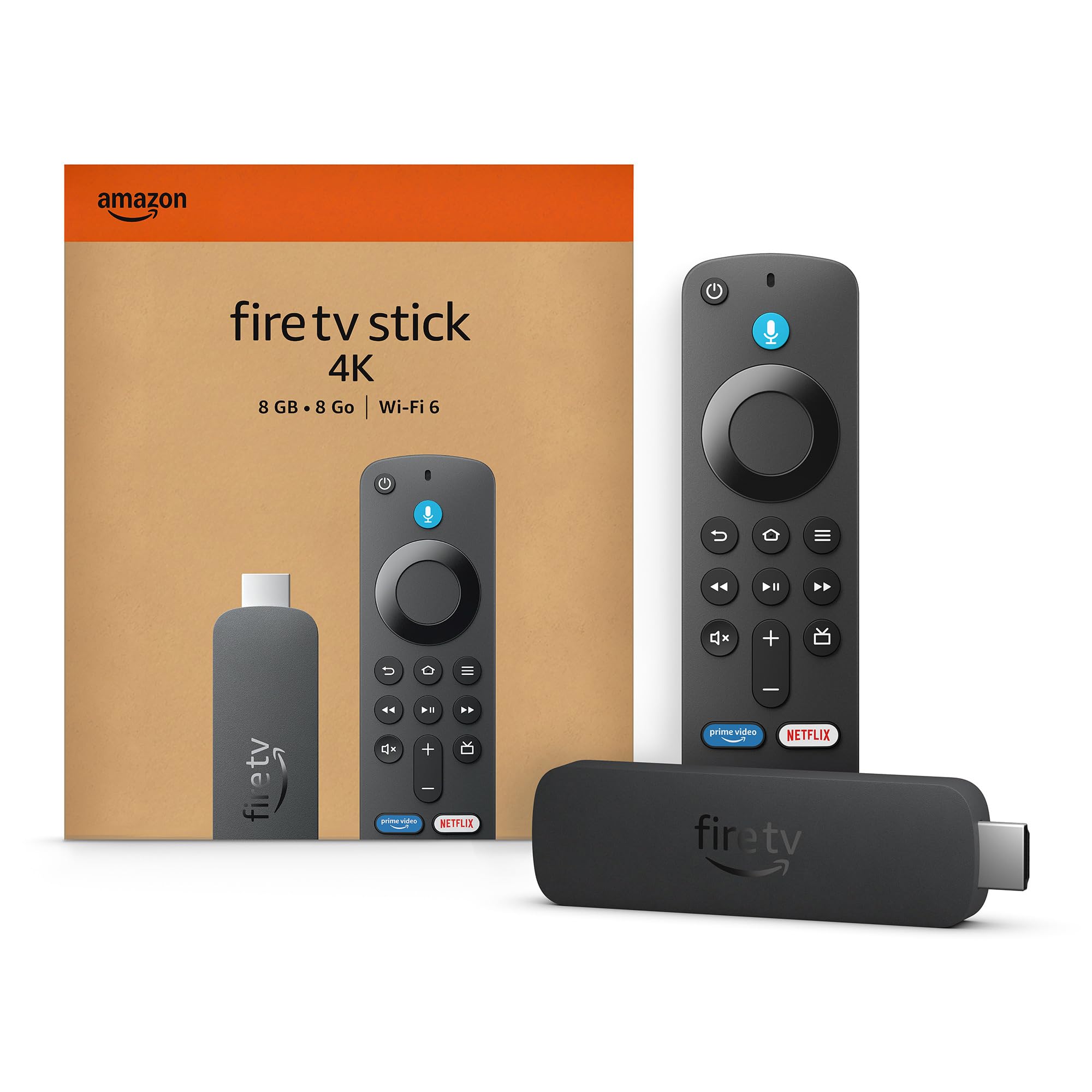 Amazon Fire TV Stick 4K (newest model), streaming device, hundreds of thousands 