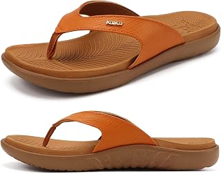 KuaiLu Orthopedic Flip Flops Women Yoga Mat Toe Sandals Arch Support