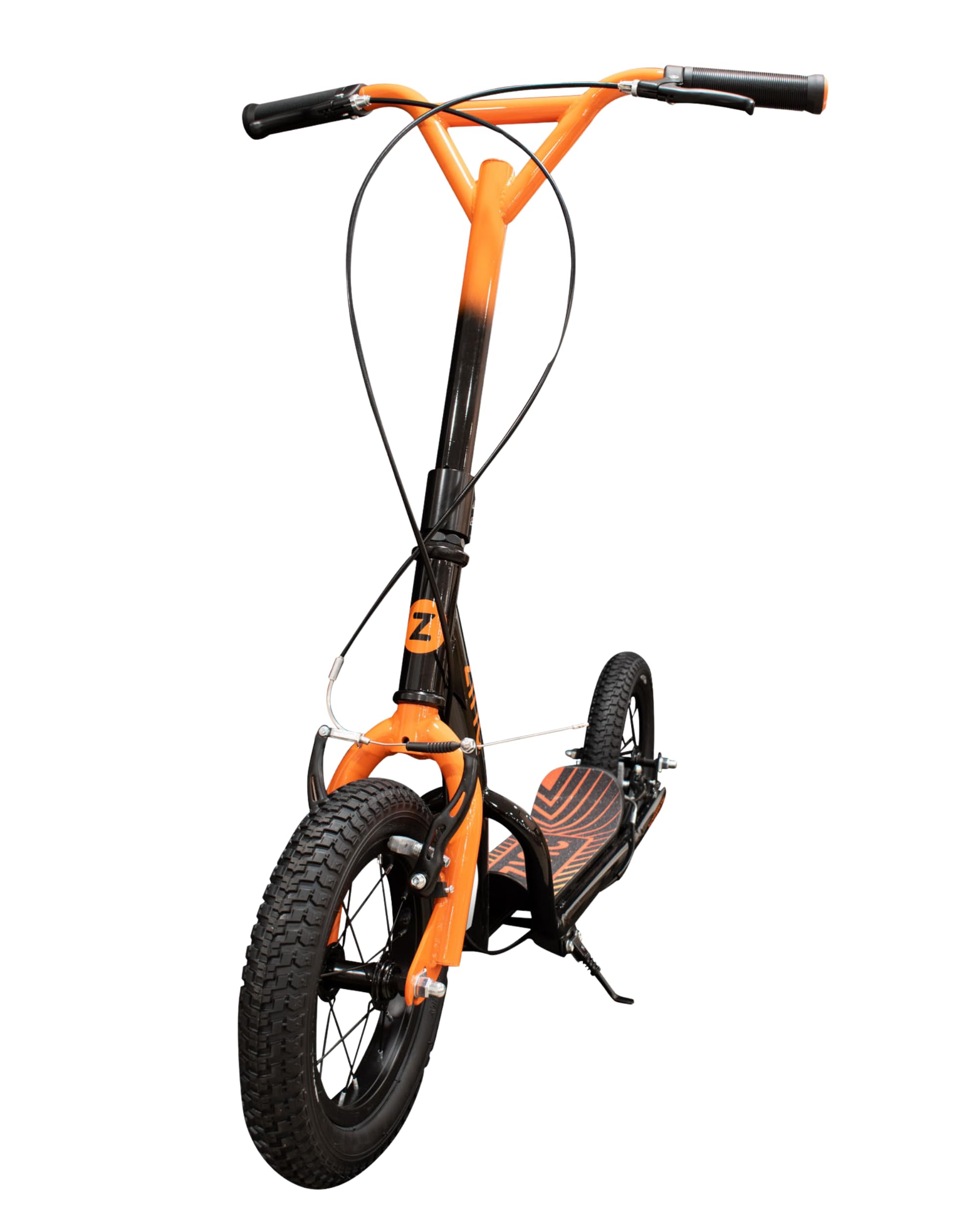 Zinc Neochrome BMX Scooter for Kids Ages 6+ – 12 Inch Big Wheel Stunt Scooters w