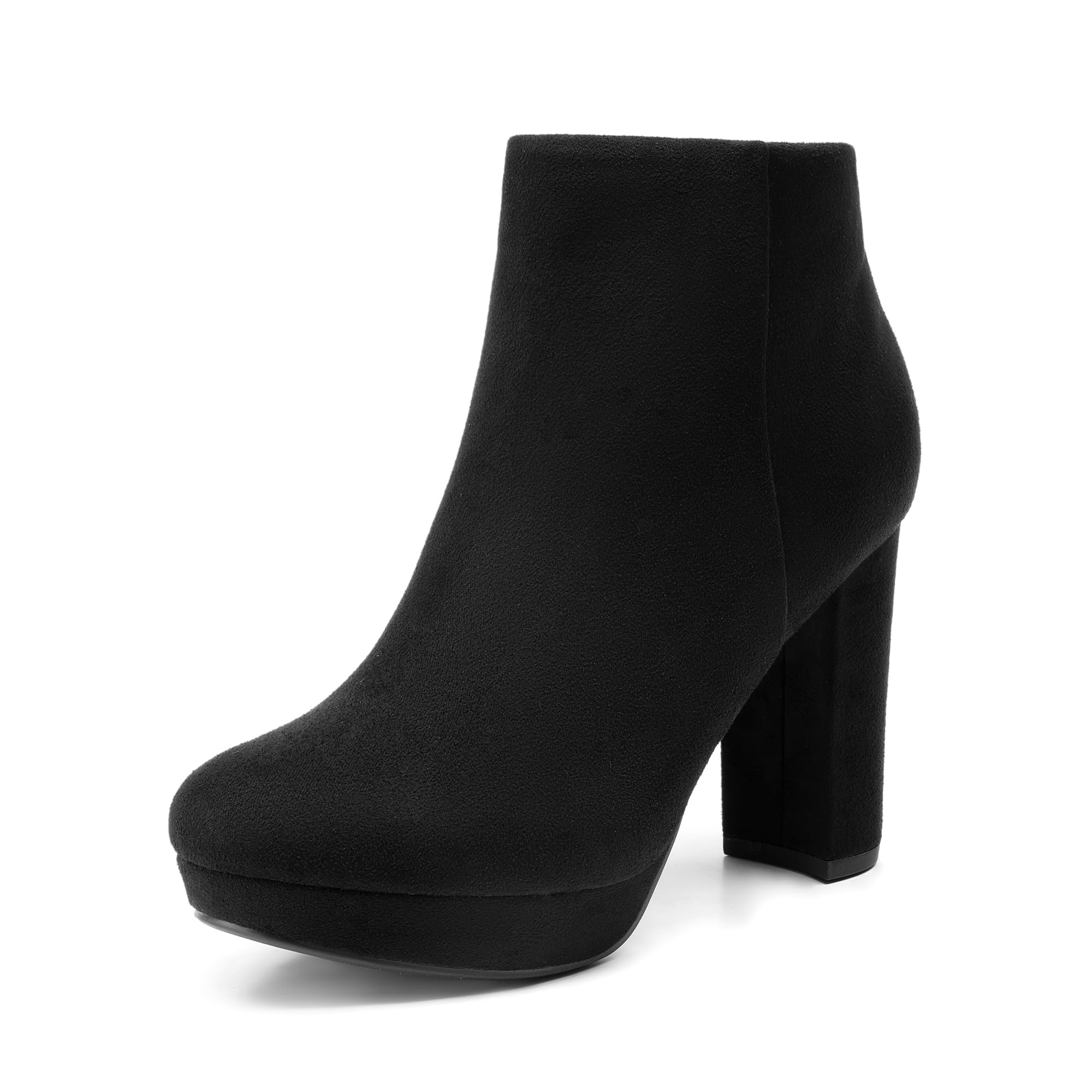 DREAM PAIRS Women's Stomp High Heel Ankle Boots