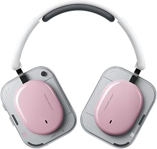 Nothing Headphone (a) Wireless On-Ear Headphones with Active Noise Cancellation, Up to 135h Battery, Hi-Res, Space Audio, Touch Controls - Pink