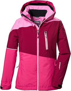 Killtec Ksw 331 Grls Ski Jckt Ski Jacket/Functional Jacket with Hood and Snow Protection Girls
