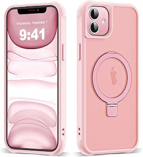 Skylmw iPhone 11/XI R Case, Built-in Screen Protector, Shock Proof Dual Layer Shockproof Hard Plastic and Soft TPU Case Cover for iPhone 11/XI R 6.1-Inch 2019 Clear