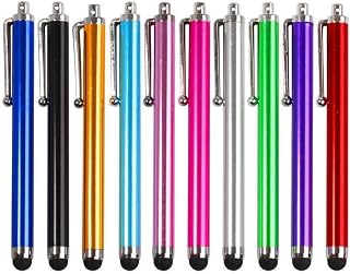 10 Pack Stylus Pens for Touch Screens - Universal Capacitive Stylus for Tablets, Smartphones & iPads, Precision Tip for Drawing & Typing