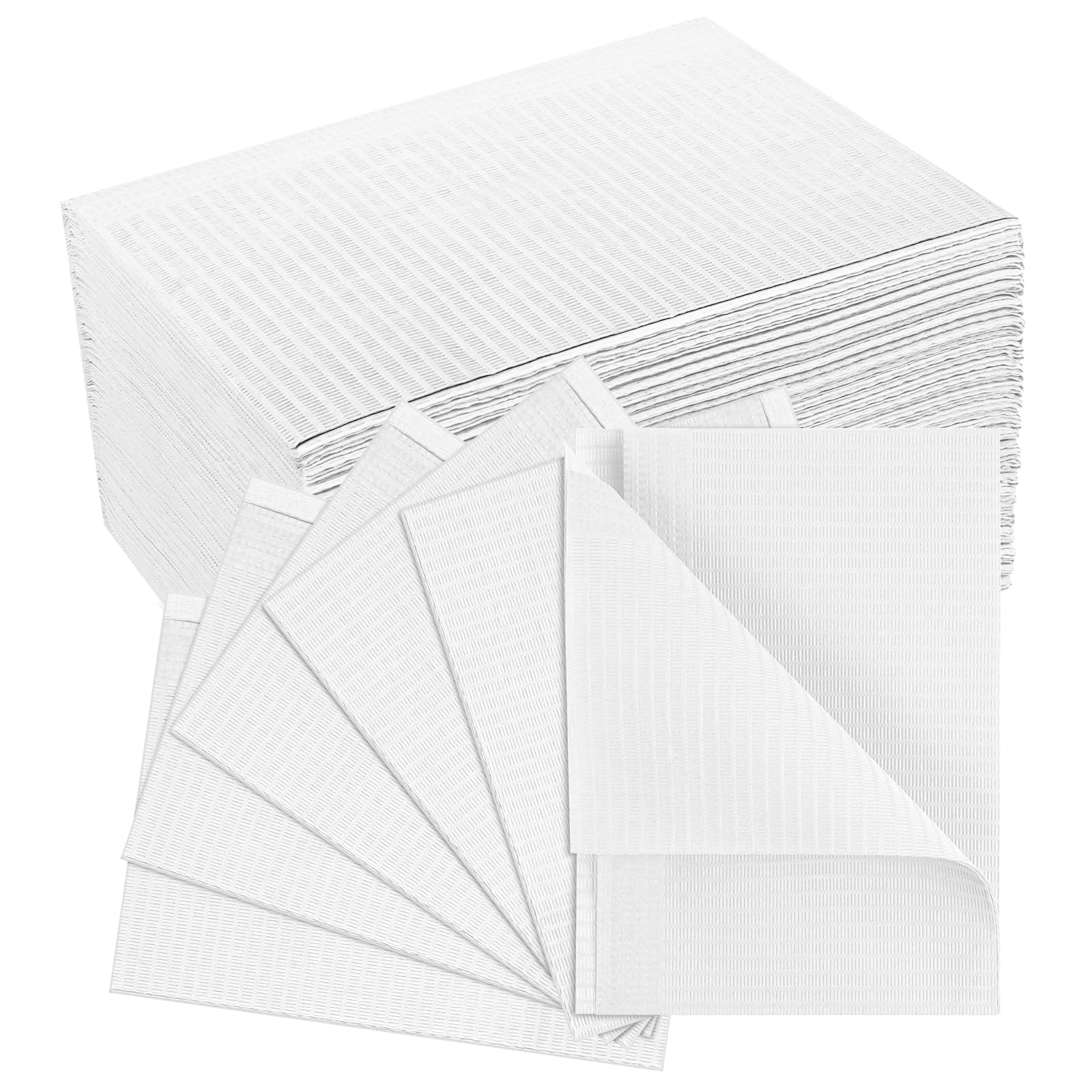 AOOSU Tattoo Pads, 50pcs Dental Bibs, Waterproof Anti-Fouling Tattoo Bibs, Table