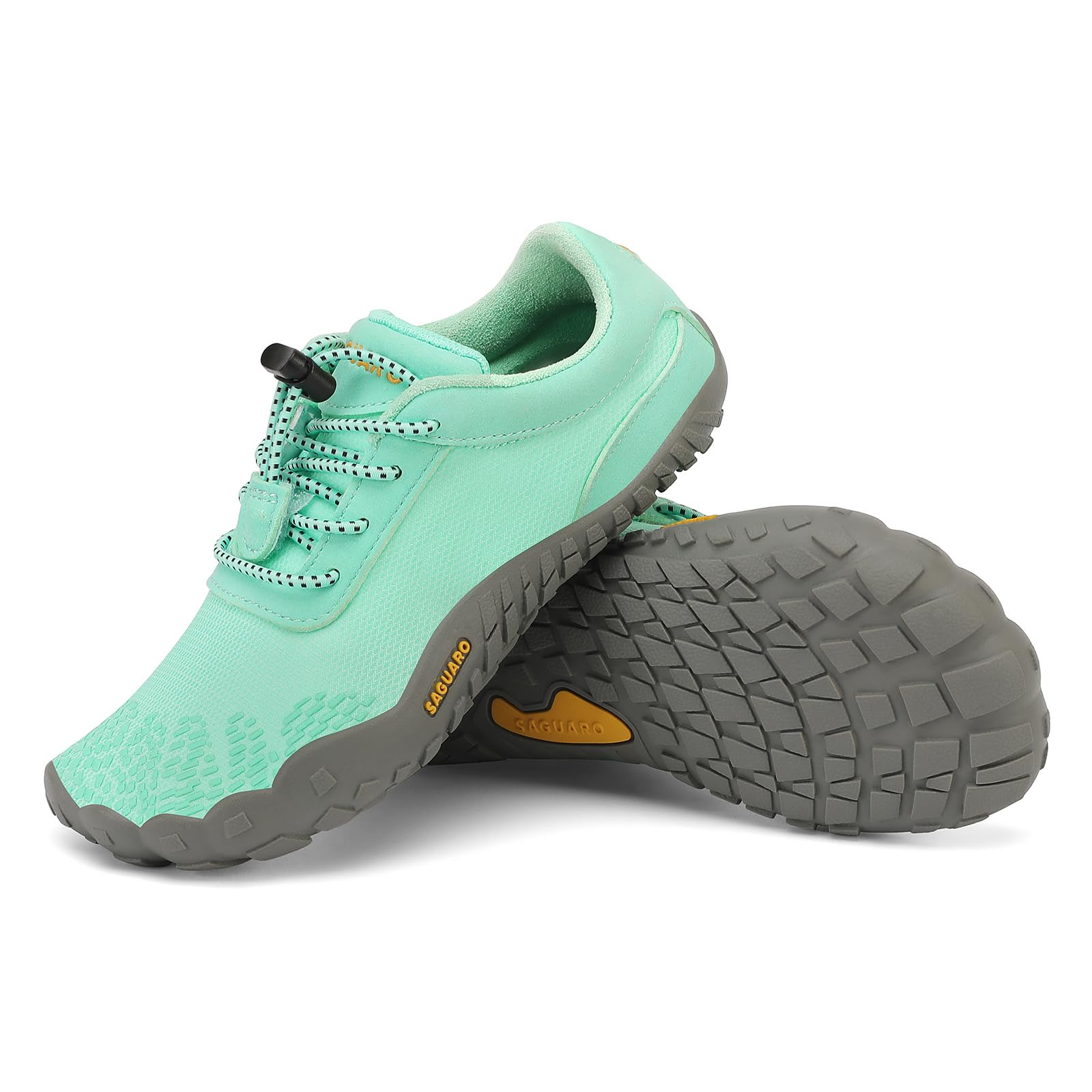 SAGUARO Barefoot Shoes Minimalist Child Shoes for Zero Drop Sole Black EU GR.24-