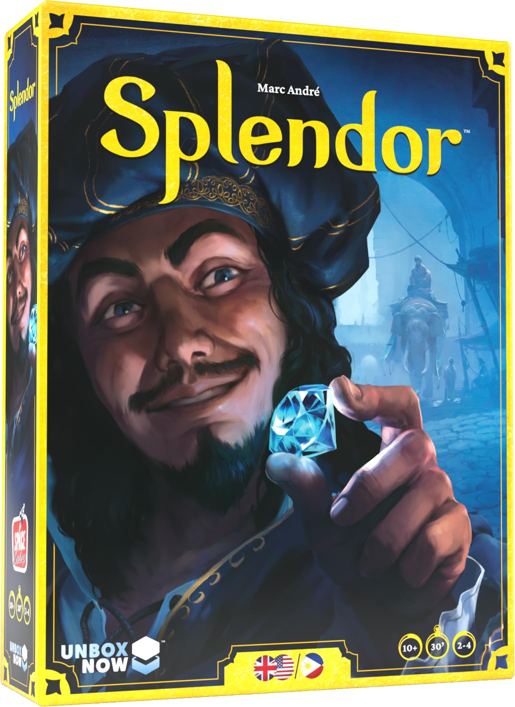 Asmodee Splendor Gem Trading Strategy Board Game, 2-4 Players | For game nights,
