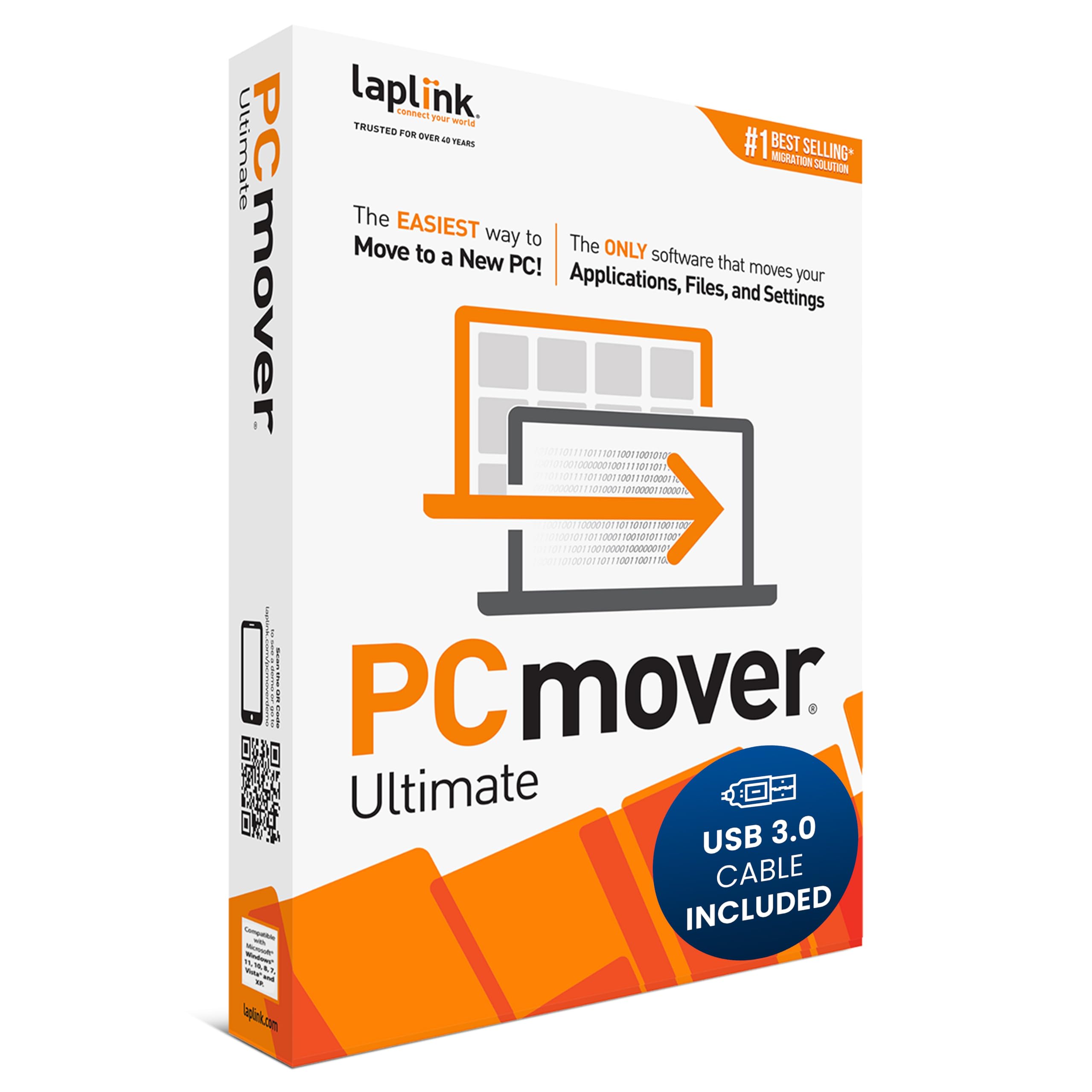 Laplink PCmover Ultimate 11 - Migration of your Applications, Files, and Setting