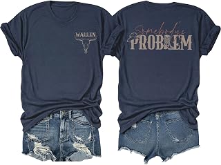 Western Shirts for Women Nashville Country Concert Outfit Retro Cowgirl Tee